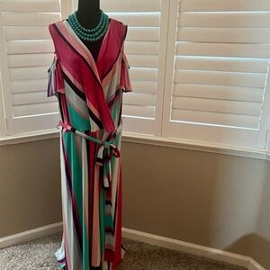 Lane Bryant cold shoulder summer dress